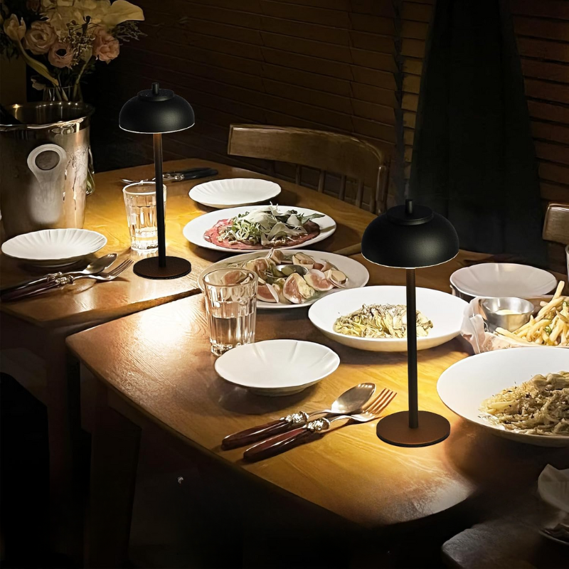 Tilevia - wireless touch table lamp for dining area