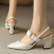 Cecily - Supportive orthopedic heels for women comfort block