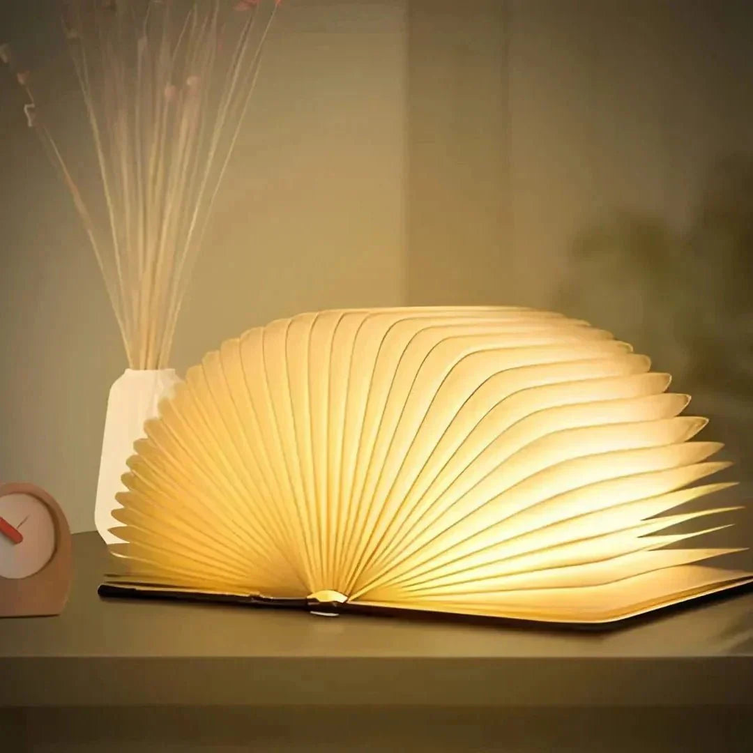 Renvia - Enchanted Book Lamp Open Pages Desk Light Warm Glow
