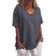 Beatrice - Comfortable Loose Blouse for Women with V-neck and Short Sleeves