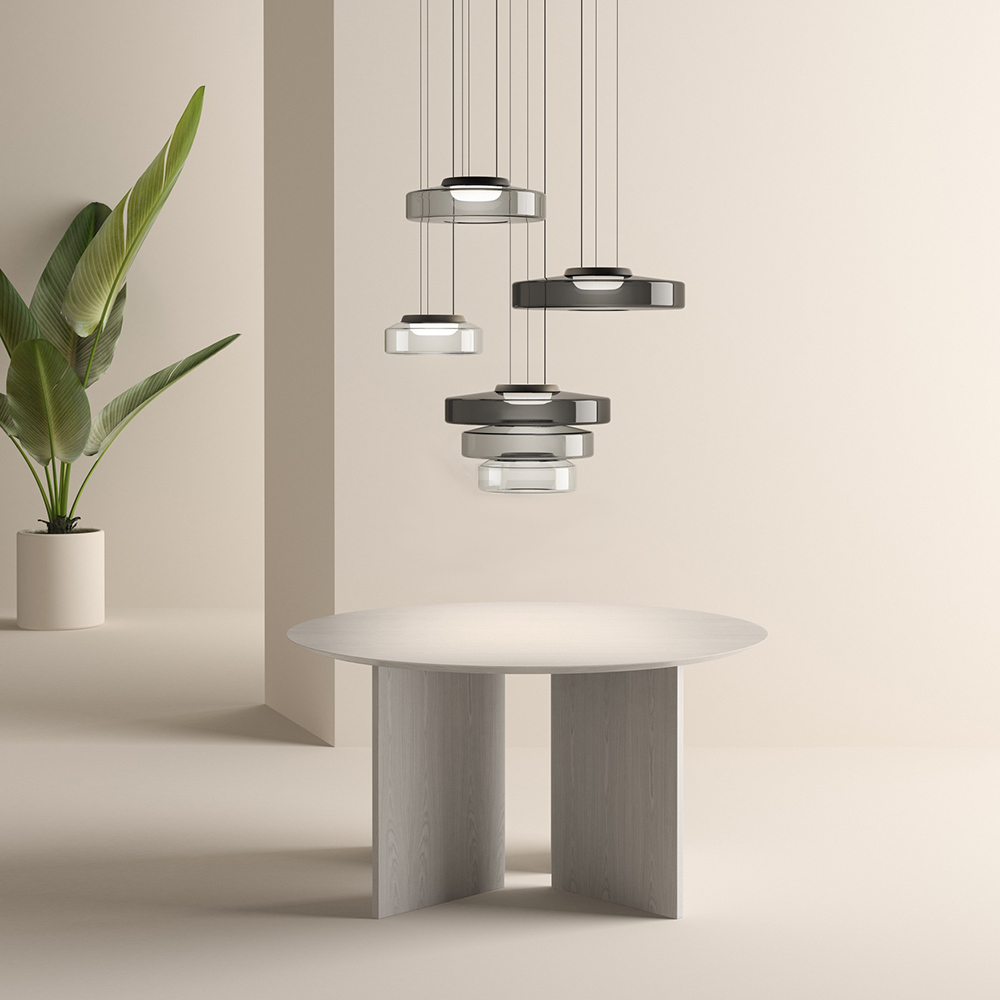 AuraLuxe - Bauhaus Style Glass Pendant Lighting for Modern Interiors