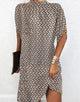 Nerida - Stylish Women's Fashion Dress with Batwing Sleeves and Charming Patterns