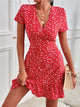 Hannah - Stylish Floral Dress for Women with V-neck and Flared Hem