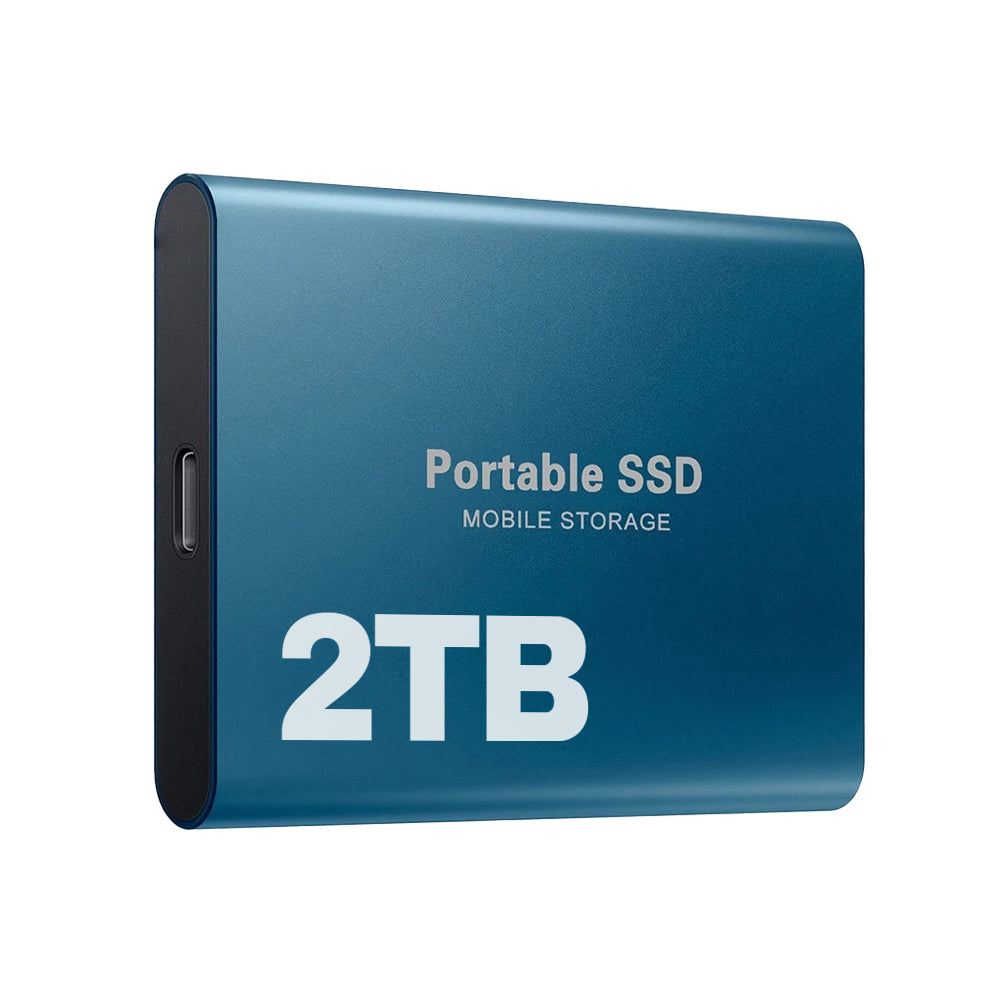 Bowlisca - Portable SSD External Drive 2TB Compact High Speed Storage