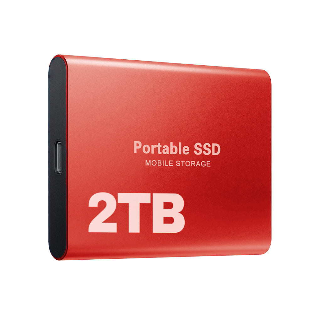 Bowlisca - Portable SSD External Drive 2TB Compact High Speed Storage