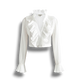 Viola - Elegant Ruffled Chiffon Blouse for Feminine Style