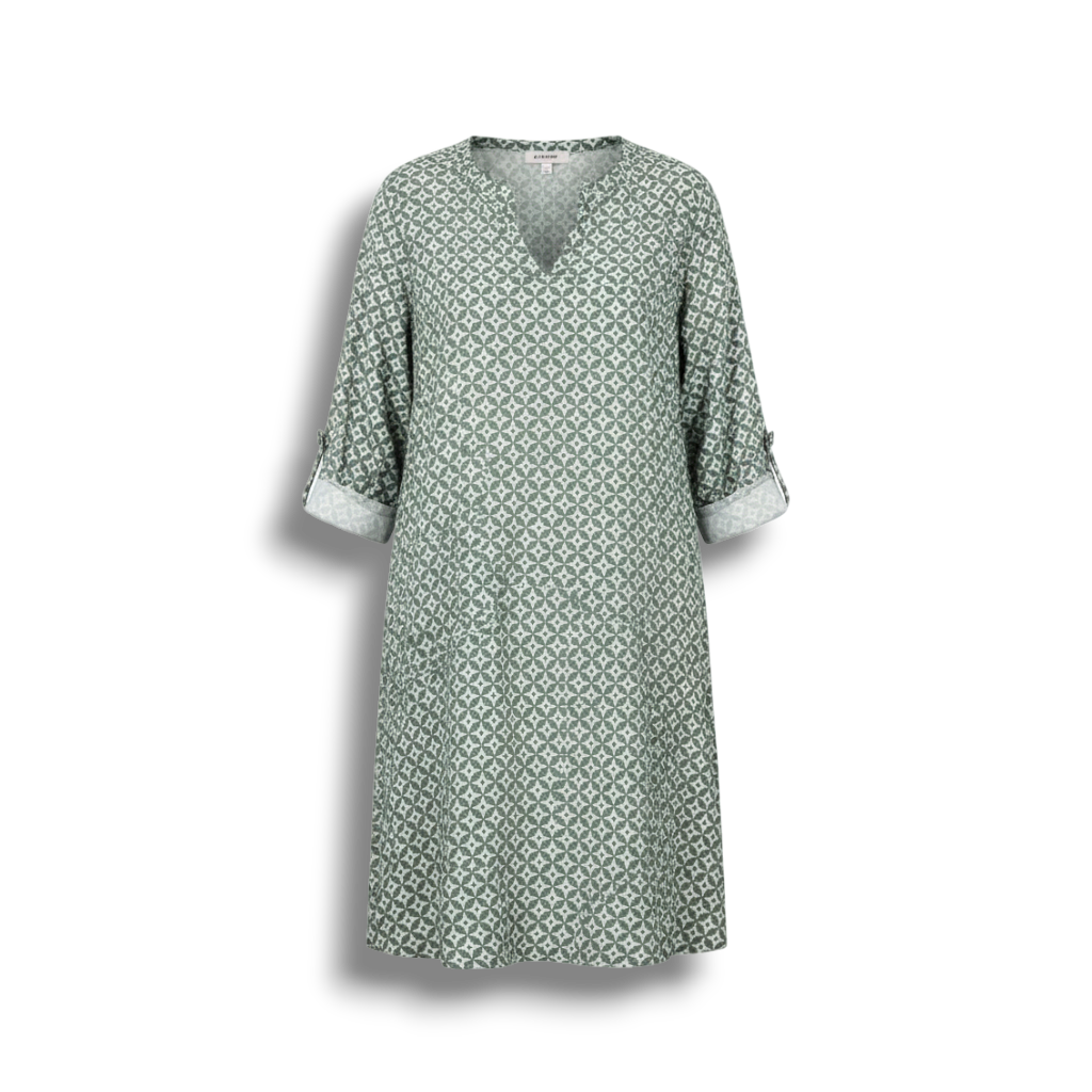Kalista - Elegant Women's Dress in Trendy Patterns for Warm Seasons