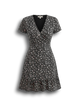 Hannah - Stylish Floral Dress for Women with V-neck and Flared Hem