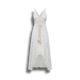 Harlow - Boho Chic Dress with Romantic Embroidery and Playful Pompoms