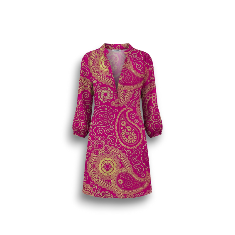 Rivka - Stylish Women's Patterned Dress for Summer Events