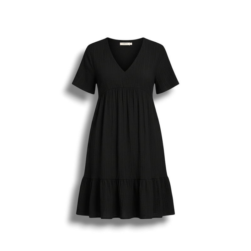 Val - Rebekah Summer Casual Dress Lightweight Flattering Women