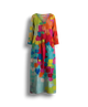 Loretta - Colorful Printed Linen Dress for a Bright Summer Day