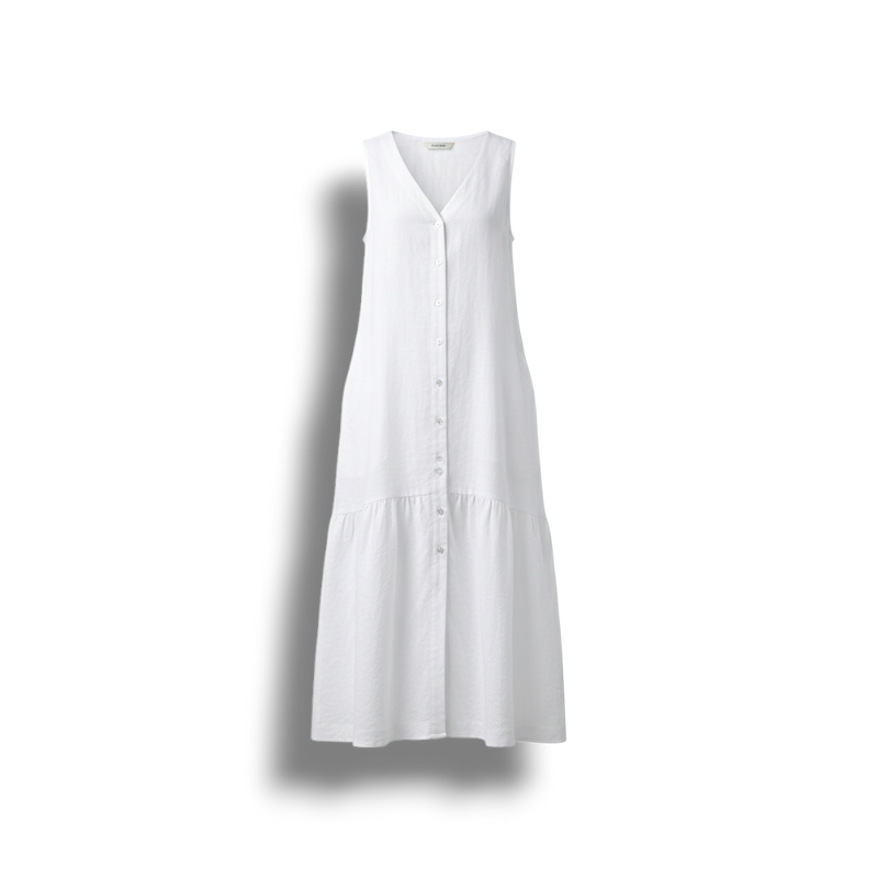 Sabine - Stylish Premium V-neck Dress with Pockets and Flowy Design