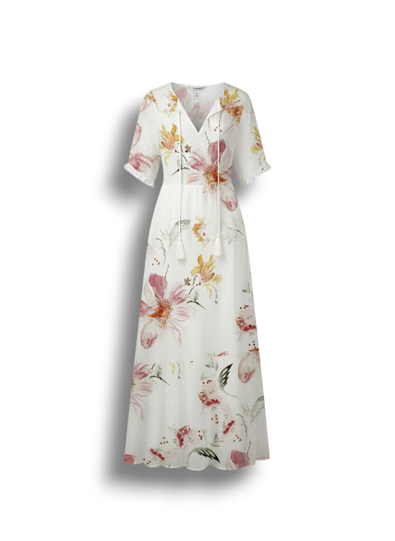 Teresa - Airy Printed Flowing Dress for Effortless Chic Style