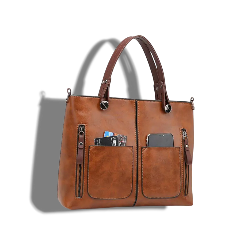 Marina - Sophisticated Women's Leather Shoulder Bag for Every Occasion