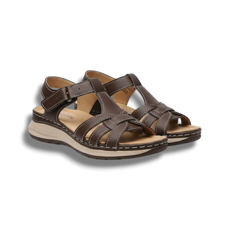 Anastasia - Stylish Orthopedic Women's Leather Sandals for Comfort and Support