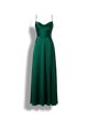 Kelsey - Elegant Satin Maxi Dress with Cowl Neckline and Spaghetti Straps