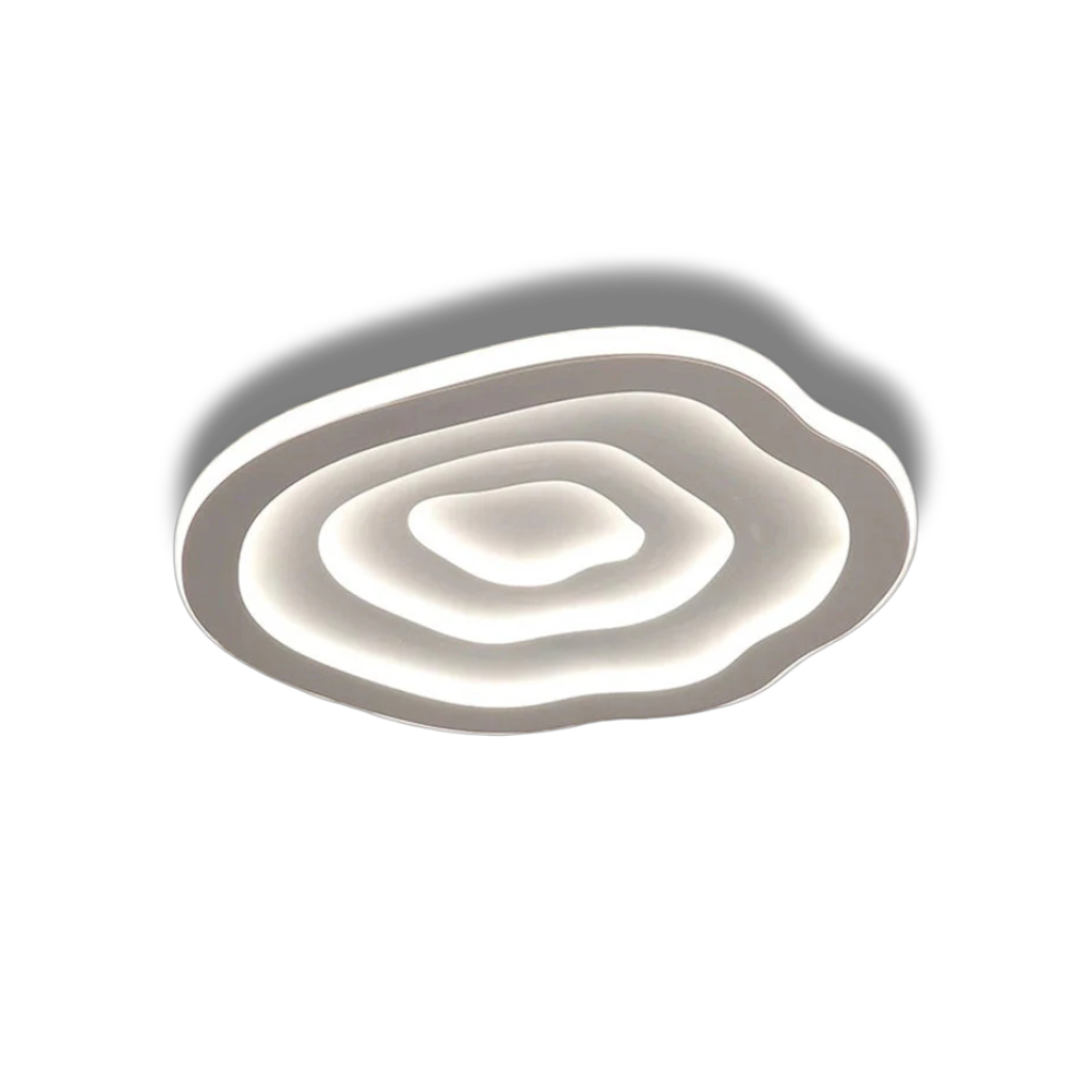 Wallure - Curved Acrylic Ceiling Light LED White Flush Mount Warm