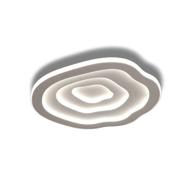 Wallure - Curved Acrylic Ceiling Light LED White Flush Mount Warm