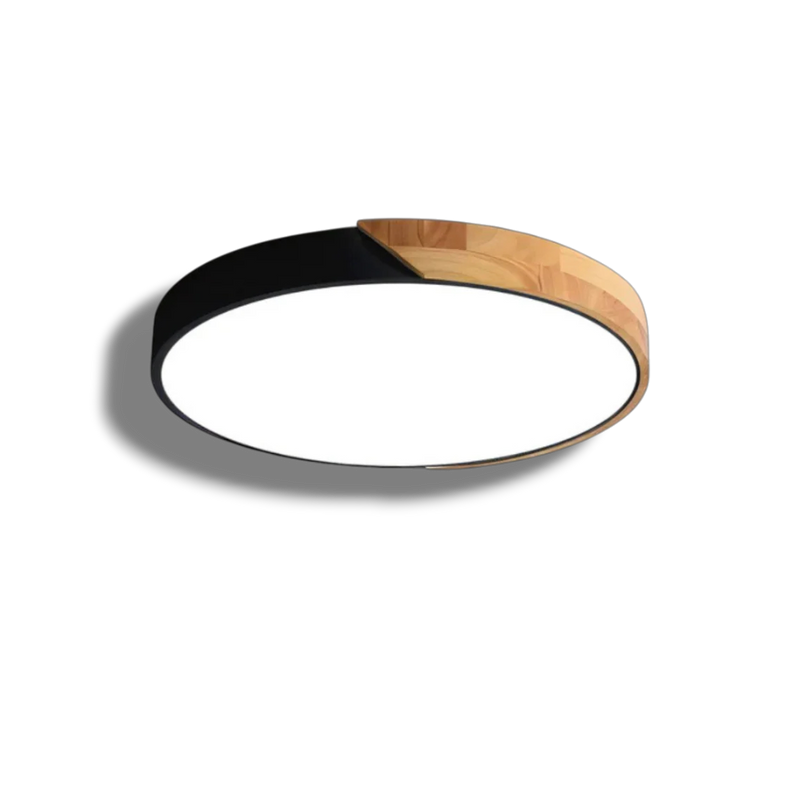Matellis - Nordic Wood Led Ceiling Light In Scandinavian Style