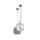Framevia - AmberGlow Retro LED Pendant Lights Gold Metal Glass
