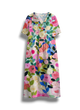 Kailani - Colorful Flowing Spring Dress With Floral Design