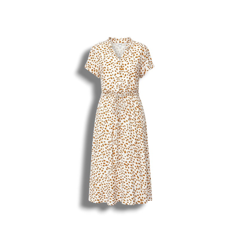 Milana - Stylish Midi Summer Dress with Breathable Print