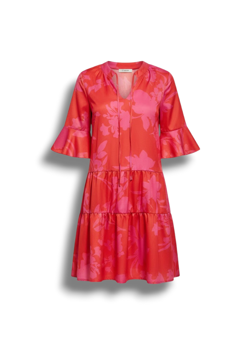 Isley - Vibrant Summer Floral Dress for Women with Breezy Elegance