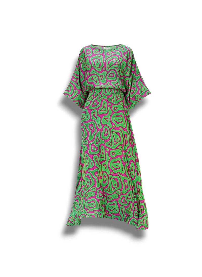 Charlee - Elegant Women's Dress with Vibrant Patterns and Sophisticated Design