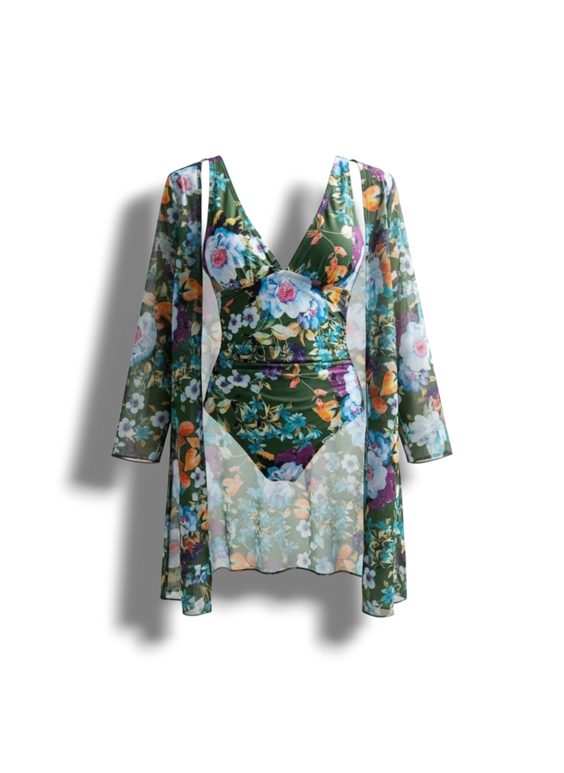 Kimber - Stylish Women's Summer Swimwear Set with Floral Design
