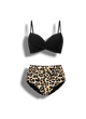Kay - Stylish Women's Bikini Set with Floral and Leopard Print