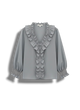 Joni - Women's Elegant Blouse with Ruffle Detailing and Comfortable Fit