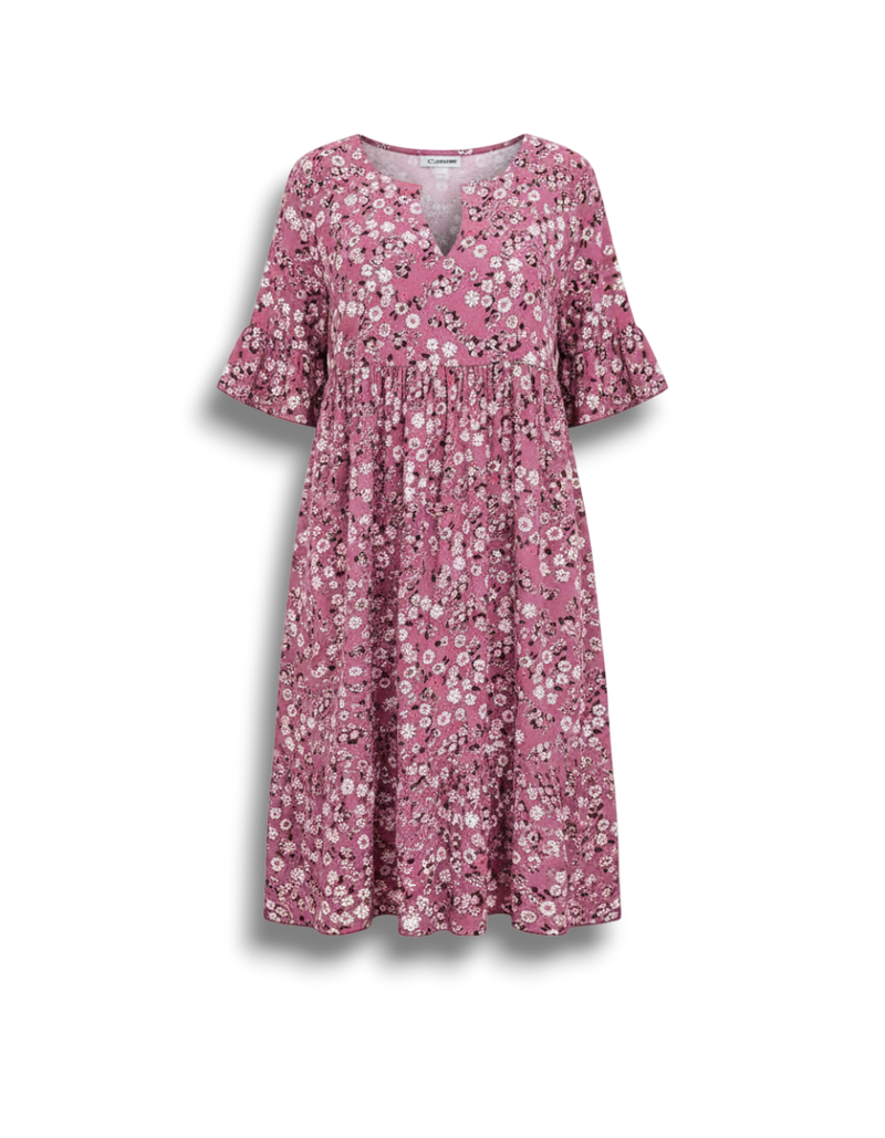 Suzanne - Charming Floral Dress with Flowing Silhouette