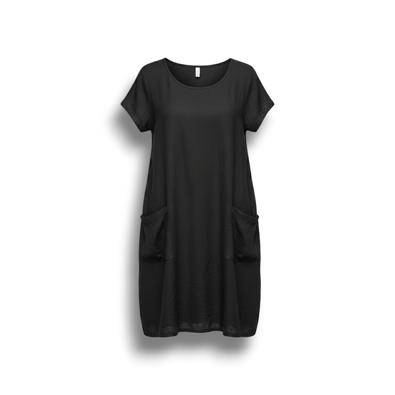 Daphne - Elegant Women's Linen Dress for Warm Weather