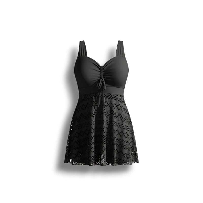 Selma - Figure Flattering Swim Dress With Built In Shorts