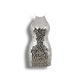 Drina - Stunning Party Dress with Mirror Sequins for a Dazzling Look