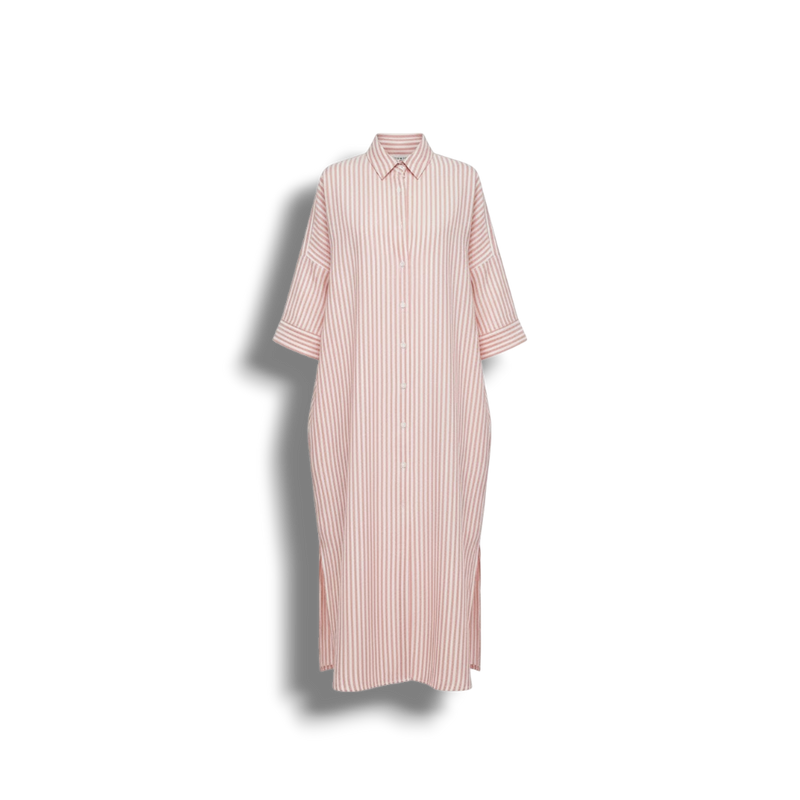 Jubilee - Stylish Striped Shirt Dress for Effortless Elegance
