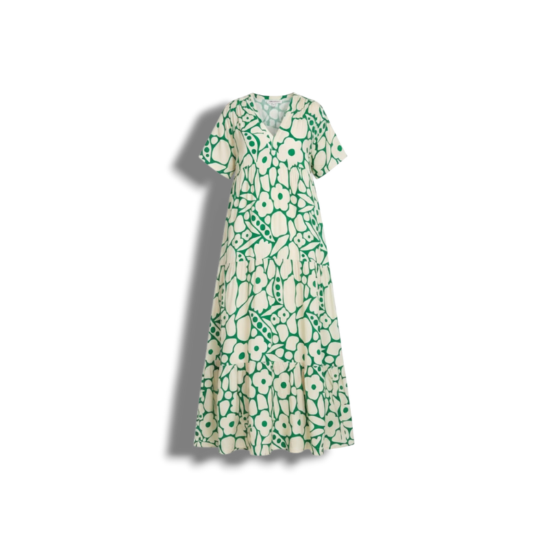 Nicole - Casual Printed Maxi Dress with Flowing Fit
