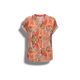 Tyriana - Elegant Women's Blouse with V-neck and Short Sleeves