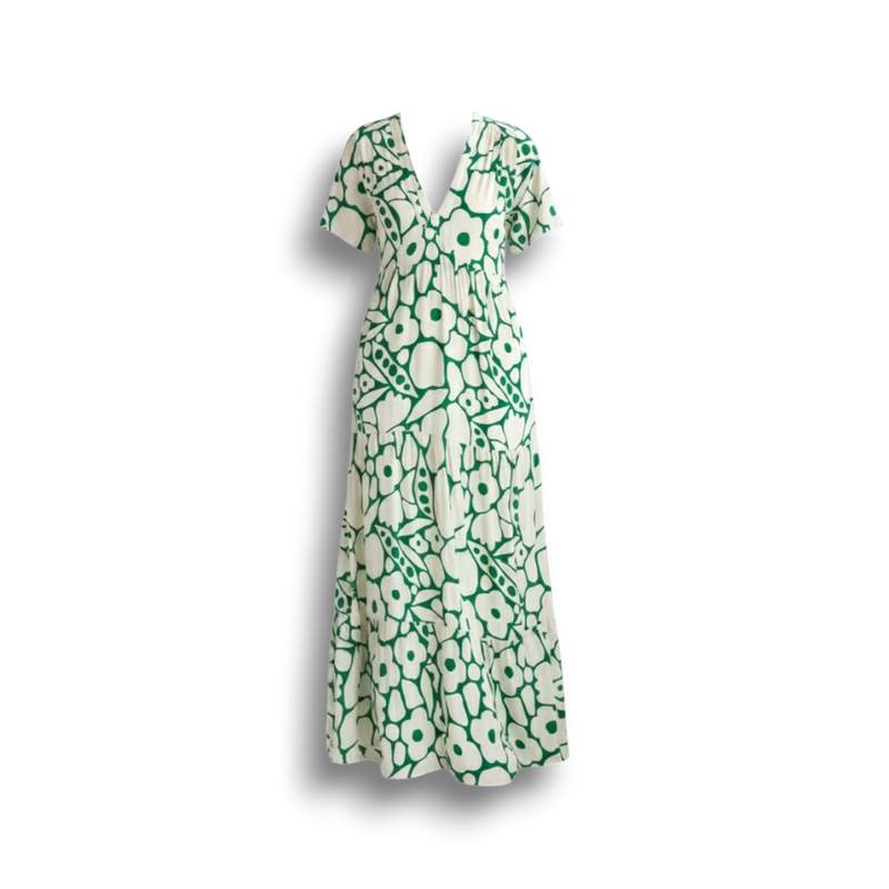 Cyra - Elegant Floral Print Dress for Effortless Summer Style