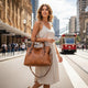 Mariah - Women's Elegant Leather Shoulder Bag for Timeless Style