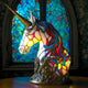 Comfortra - dimmable LED designer lamp with artistic finish