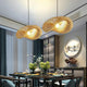 VibeGlo - Stylish Bamboo Hanging Lamp for Modern Interiors