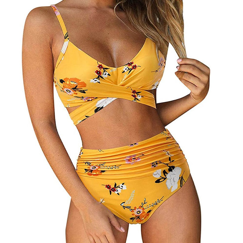 Vardi - Colorful High-Waisted Women's Bikini for Stylish Summer Wear