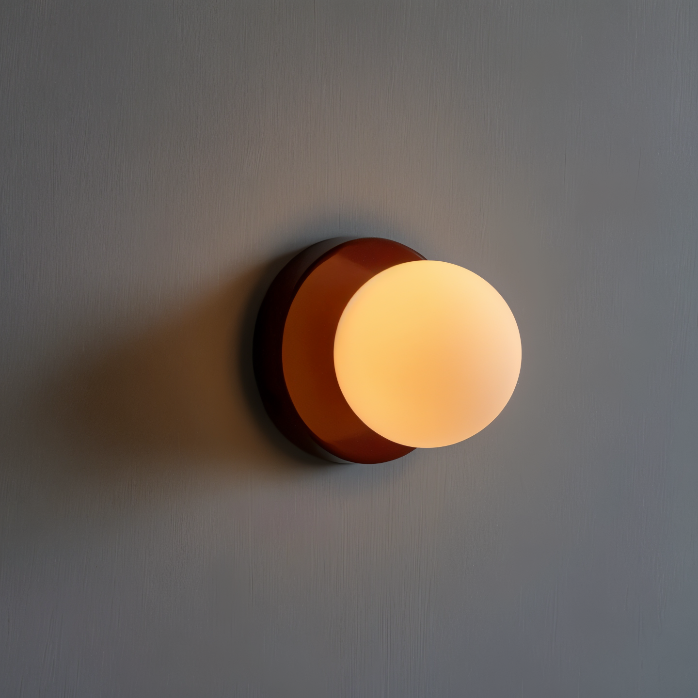 Soluxe - PearlPop White Glass Orb Wall Mounted Light LED Indoor