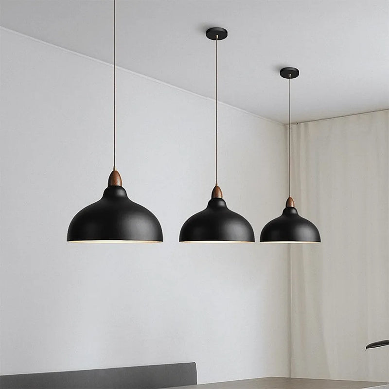Trevona - Romane Scandinavian Wooden Pendant Light Adjustable