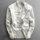 Lee - Elegant Japanese Shirt for Men in Premium Linen Blend