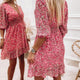 Edith - Floral Puff Sleeve Dress for Effortless Summer Style