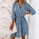 Edith - Floral Puff Sleeve Dress for Effortless Summer Style