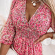 Edith - Floral Puff Sleeve Dress for Effortless Summer Style